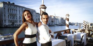 Il menù Scarface by Massimo Livan (Chef del Centurion Palace di Venezia) Rossella canevari con lo chef Massimo Livan