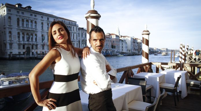 Il menù Scarface by Massimo Livan (Chef del Centurion Palace di Venezia) Rossella canevari con lo chef Massimo Livan