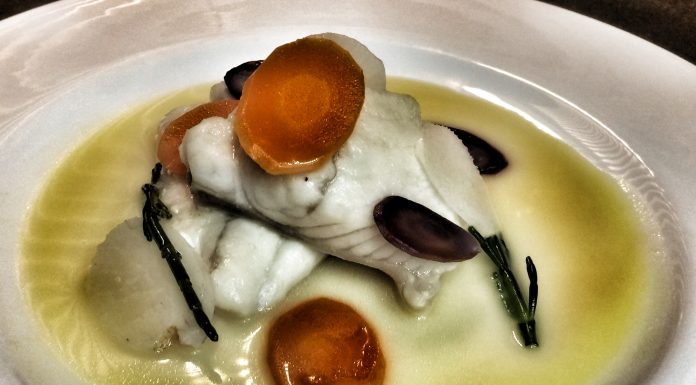 Daniel Canzian e la ricetta per il Livestreamer The turbot of the chef Daniel Canzian created for livestreamers