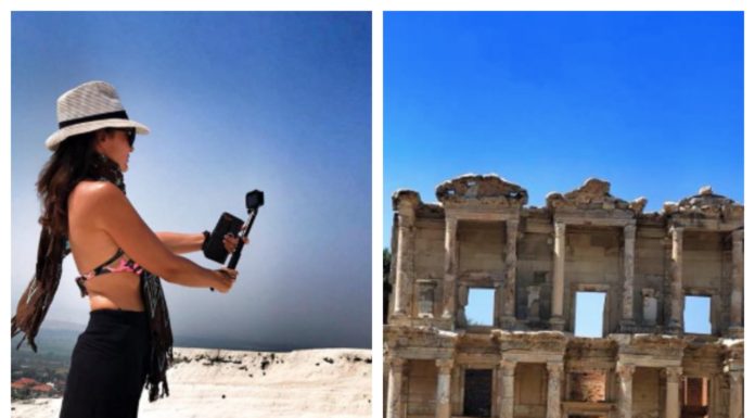 In diretta (su Periscope) dalla meravigliosa Turchia: Efeso e Pamukkale!