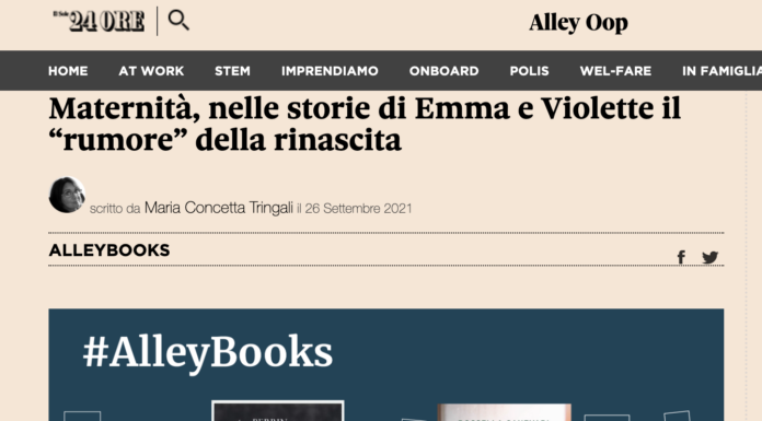 La Bambina del Freddo: l’intervista pubblicata da Alley Oop – Il sole 24 Ore